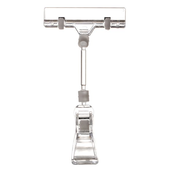 

advertising display pop plastic price signage card paper holder clip rubber lining rotatable in retail store c002 10pcs