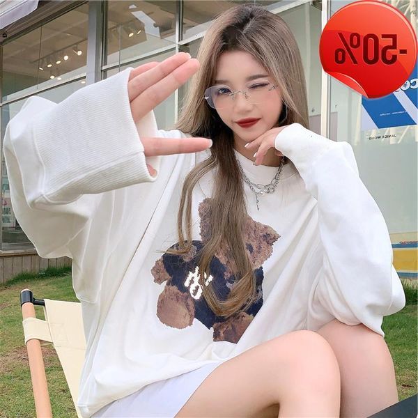 

designer hoodies the new we11done brand reflective bear sweater in autumn and winter 2022 is loose and versatile for men and the same for wo, Black