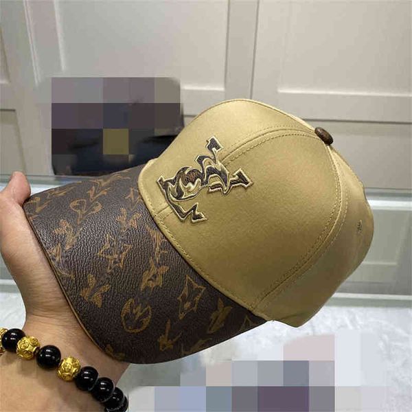 

2022 classic hat with box dust bag black brown blue pink white character canvas featuring men baseball cap fashion women sunu9q8, Blue;gray