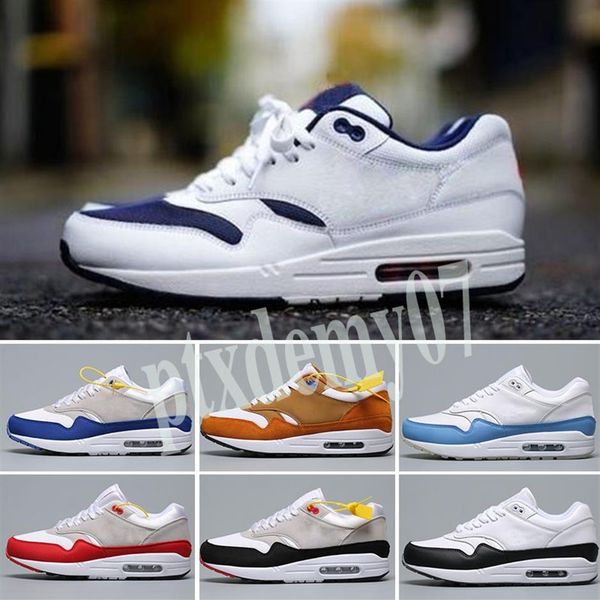 

tokyo maze bred 1s men women shoes 1 anniversary royal patch atomic teal parra puerto rico 87 air mens trainers sports sneakers 36-45 p189w, Black;brown