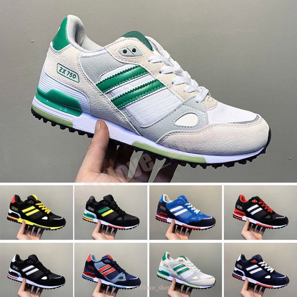 

wholesale sneakers shoes zx 750 for men and women athletic breathable run shoes size 36-44, White;red