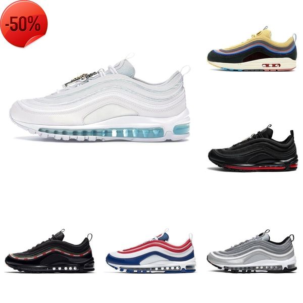 

casual shoes boots 2022 classic 97 sean wotherspoon 97s mens casual running shoes vapores triple white black golf nrg lucky and good mschf x