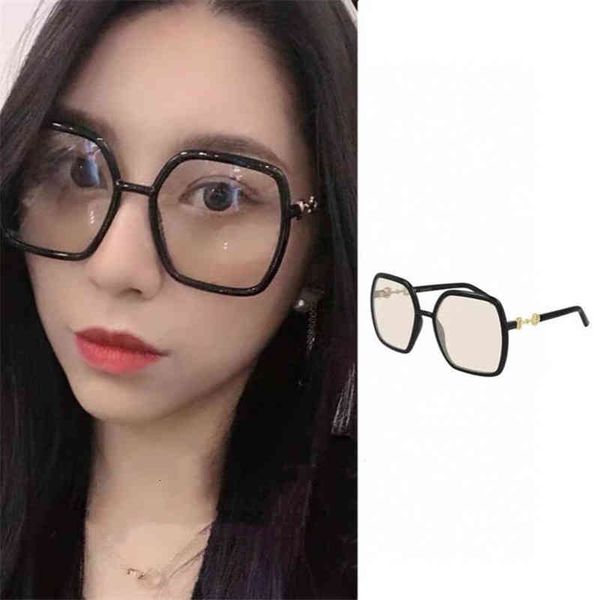 

sunglasses g family large frame horseshoe buckle ins net red ni star same sunglasses gg0890 2v7c, White;black