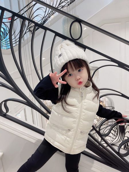 

kids waistcoat for boys solid round collar soft warm down vest girl sleeveless children winter clothes, Camo