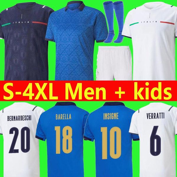 

college wears - 4xl italy soccer jersey 2021 italia immobile barella sensi insigne 20 21 22 european euro cup chiellini bernardeschi bonucci, Black