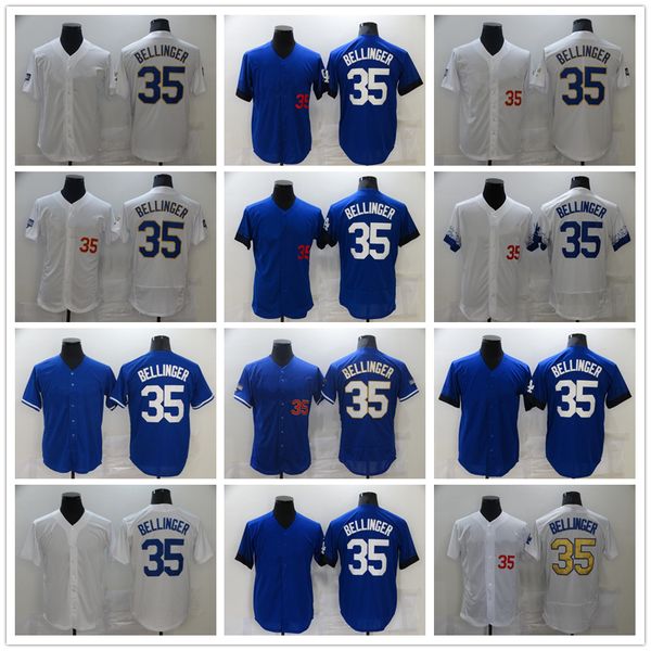 

ncaa baseball 35 cody bellinger jerseys stitched jersey breathable sport blue white home away blank men size s-xxxl, Blue;black