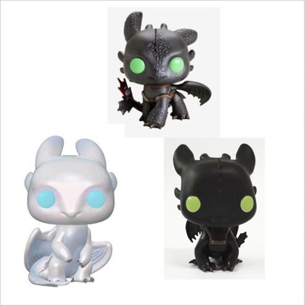 

funko pop figures how to train your dragon 3 toothless light fury2400