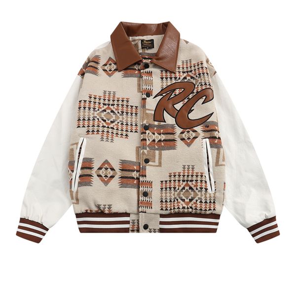 

men's plus size outerwear coats pu leather letter embroidery thick winter jackets men and women casual coat, Black;brown