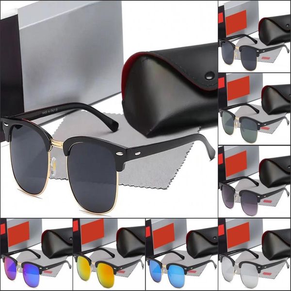 

men ray classic brand retro women sunglasses 2022 luxury designer eyewear band ben frame designers female male sun glasses woman s258o, White;black