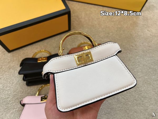 

designers shoulder bag luxury tote purse famous handbag message bags cluth classic genuine leather crossbody gift box mini 12cm children fas