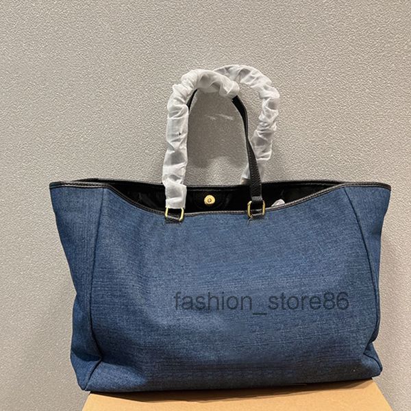 

large totes bag for women shoulder bag retro fashion denim handbag trendy shopping pouch casual tote bags waxy leather big capacity handbags