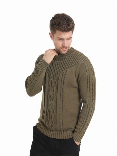 

men's sweaters men cable knit sweater 2022 new p2l6#, White;black