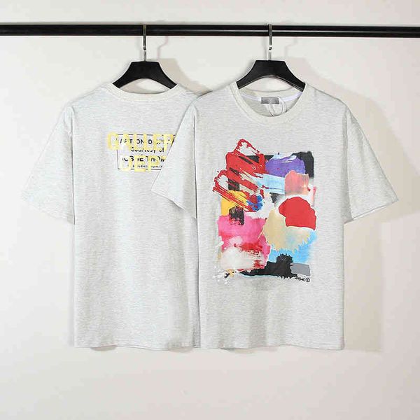 

designer shirts 2023 galleryes dept mens fashion out of brand los angeles letter print hip hop large short sleeve t-shirt szlp 6cog, Black