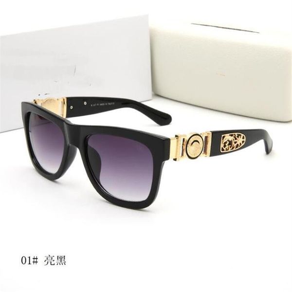 

2019 fashion brand designer sunglasses cat eye big frame simple classic women style uv400 protection outdoor eyewear 824280g, White;black