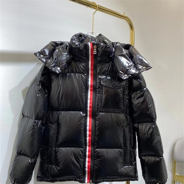 

mens down parkas mens winter jacket big thick white duck down filler coat warm clothes snow suit 220902, Black