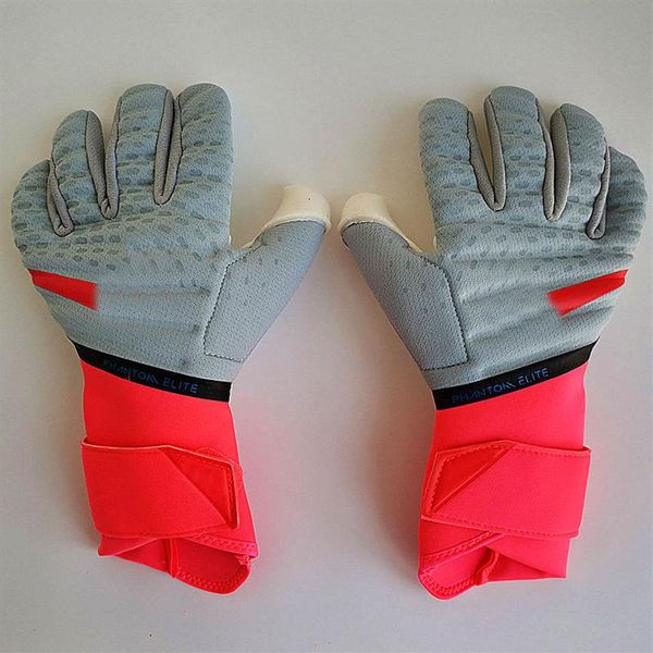 

gk phantom elite professional goalkeeper gloves without finger protection thickened latex soccer goalie gloves football goalkeeper glov300q, Black