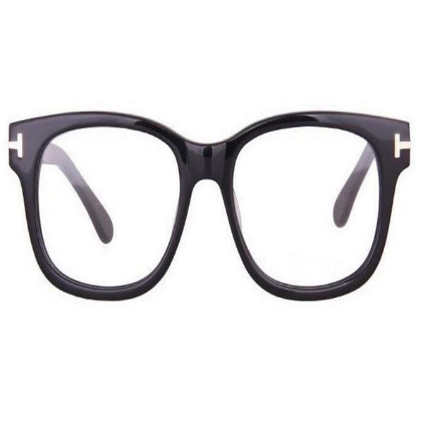 

whole-tf5147 brand designer plank big frame eyeglasses frames for women retro myopia eyeglasses frames with case308j, Silver