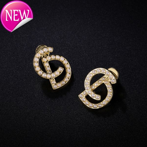 

luxury brand design earrings d family's new cd in 2020, Golden;silver