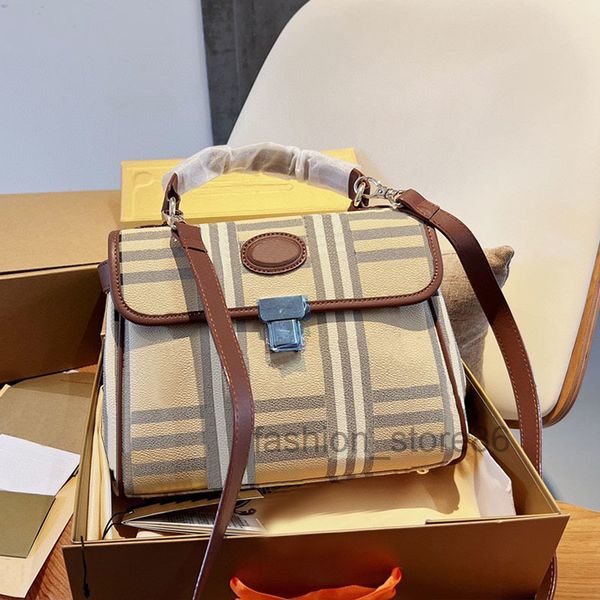 

check crossbody bag war horse totes women handbag briefcases lattice postman s genuine leather large capacity pocket hasp hardware r30n