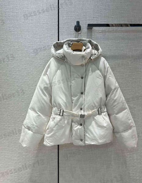 

luxury womens down jackets removable hood tunic down jacket designer puffer coat fashion winter coats women clothing 0912, Black