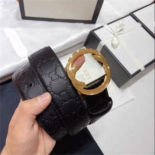 

designer letter buckle high-end belt luxury men's leather smooth buckles trouser belts brand leisure women's waistband business fa, Black;brown