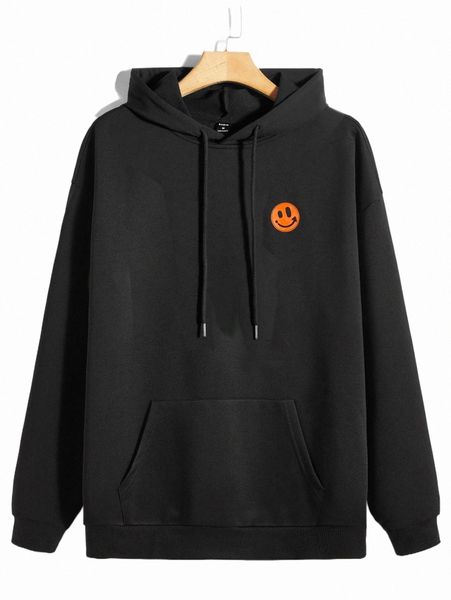 

men's hoodies & sweatshirts men cartoon graphic drawstring hoodie m7in#, Black