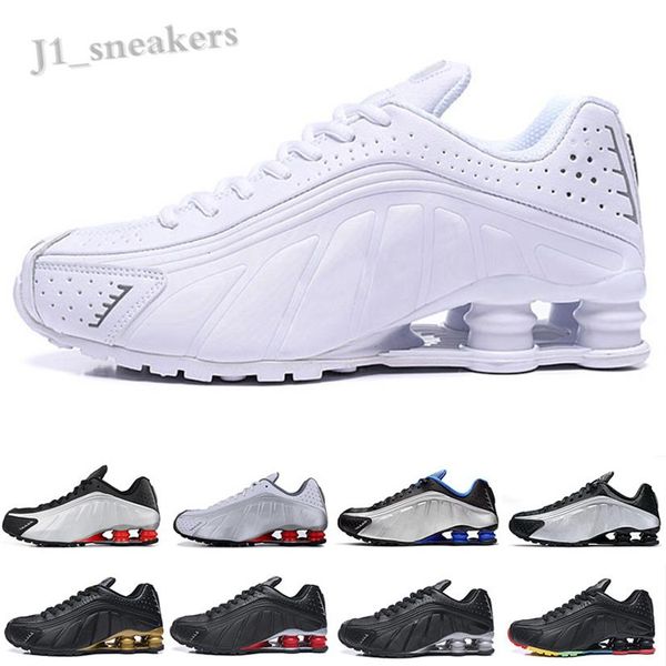 

new design 2020 r4 men sports shoes triple black white deliver oz nz 802 809 sneakers trainers zapatillas up01336l, Black;brown