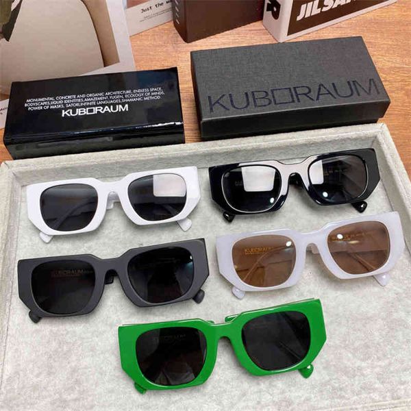

sunglasses german fashion brand personalized box plate sunglasses u8ins same kuboraum xfof, White;black