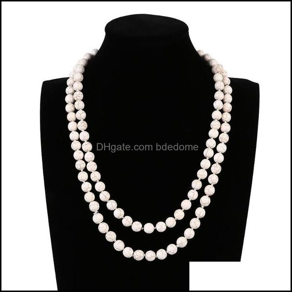 

chokers chokers 2021 handmade natural stone beads necklace bohemian ethnic sweater for women party evening jewelry costume accessorie dhqvm, Golden;silver
