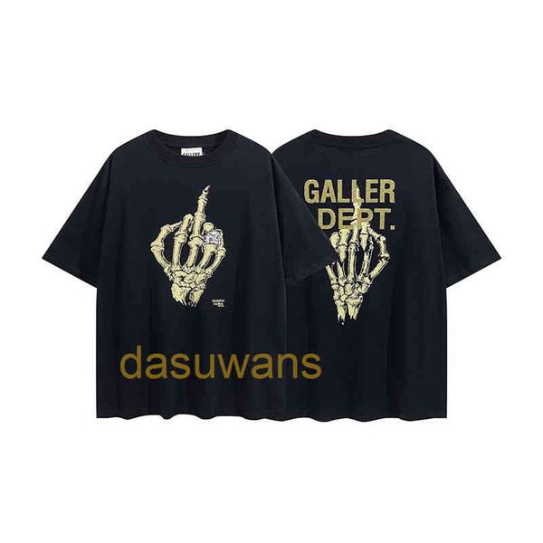 

designer shirts 2023 galleryes dept mens fashion out of brand los angeles letter print hip hop large short sleeve t-shirt 9u0d wq9n, Black