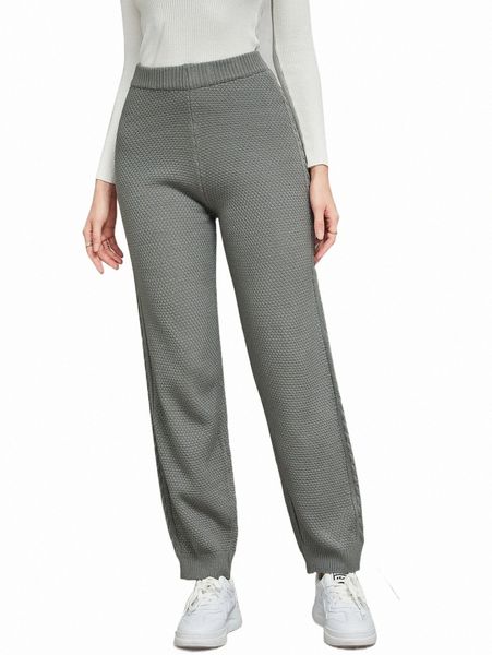 

women's sweaters solid cable knit pants 2022 new y8e4#, White;black