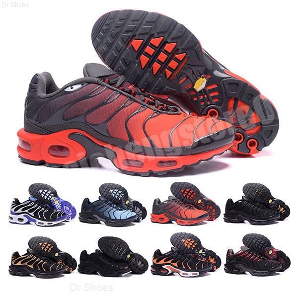 

2021 classic men's running shoes black and white red camouflage frost tn plus ultra sports tns reqin designer trainer 40-46