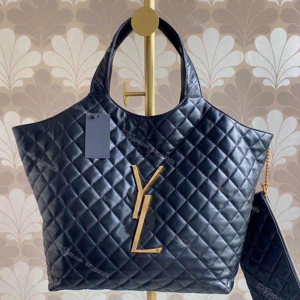 

evening bag designer bags 58x48x8cm icare maxi in quilted lambskin shoulder tote fashion leather shopping luxury summer handbags women handb