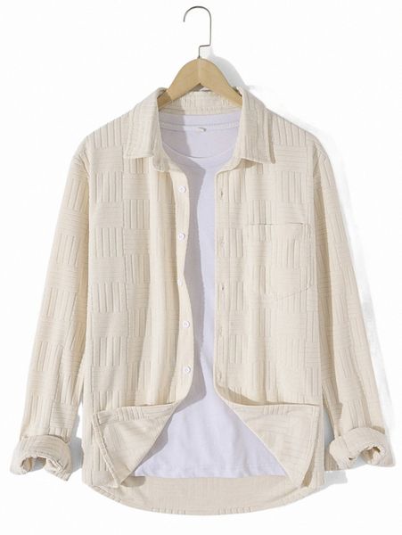 

men's casual shirts men patched pocket shirt without tee z5ah#, White;black