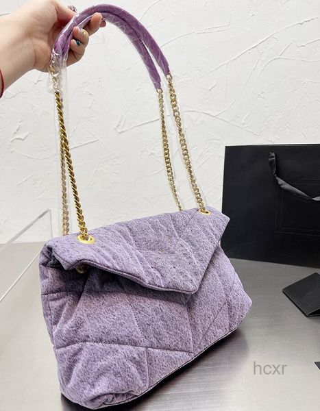 

shoulder bags denim designer cross body bag luxurys women flap cowboy messenger wallet quality classic letters canvas fashion shoulder