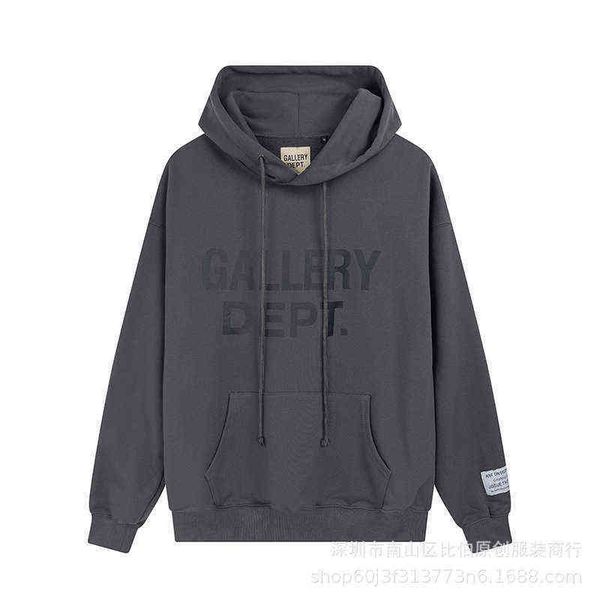 

designer shirts 2023 galleryes dept mens fashion out of brand los angeles letter print hip hop large short sleeve t-shirt o8v6 230u, Black