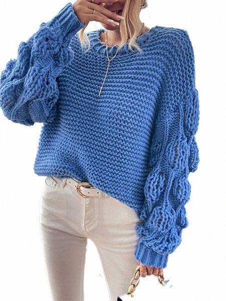 

women's sweaters chunky knit drop shoulder sweater 92hs#, White;black