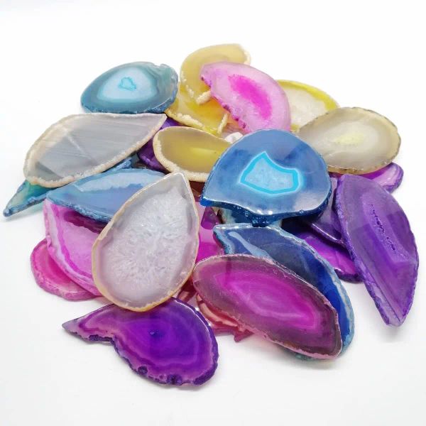 

stone irregar agate light table slice bk mti color polished stones gemstone wall art crystal ornaments decoration jewelry bdejewelry am6ic, Black