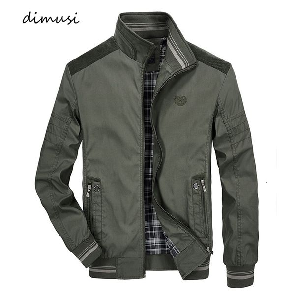 

men's jackets dimusi autumn winter bomber jacket mens outdoor windbreaker coats fashion slim fit business thermal clothing 220905, Black;brown