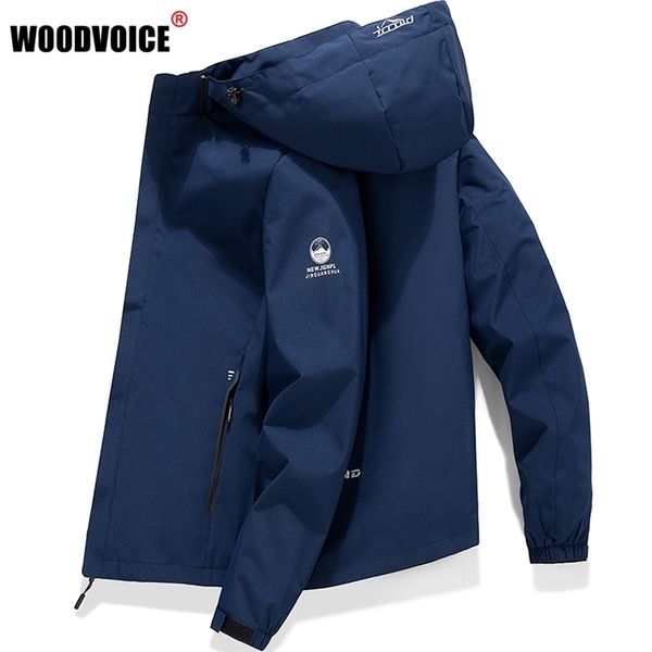 

mens jackets plus size outdoor softshell jacket for men waterproof hiking coats detachable hood women lightweight windbreaker 220902, Black;brown