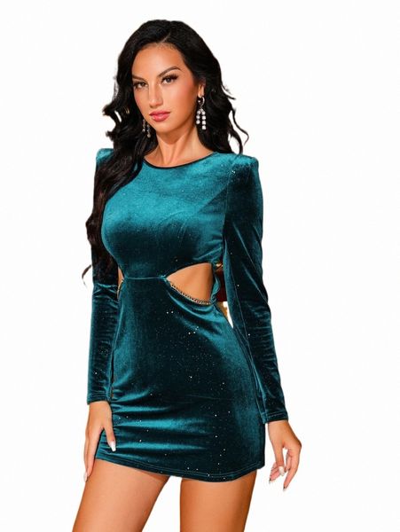 

casual dresses double crazy cut out waist bodycon dress n72p#, Black;gray