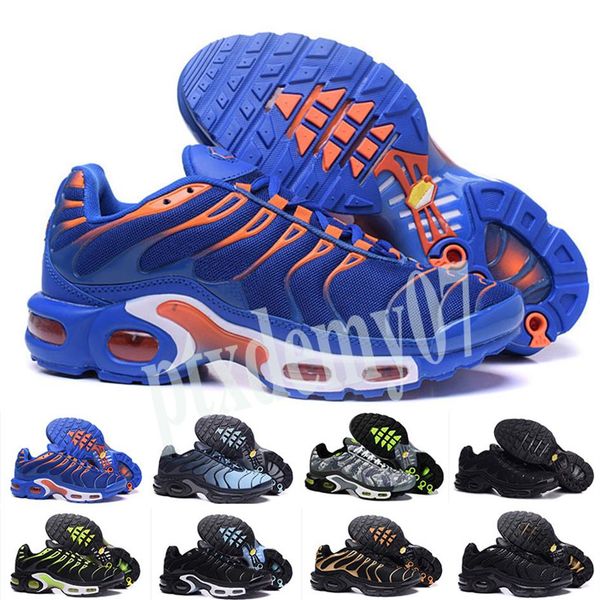 

whole 2019 new mens tn casual shoes plus chaussures hommes breathable mesh basket tn requin noir zapatillaes p07215c, Black;brown