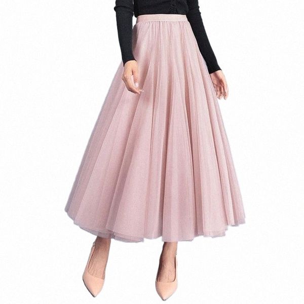 

skirts skirts women tutu tulle skirt underskirt petticoat wedding princess ballet ladies solid pleated skitrs z0i0#, Black