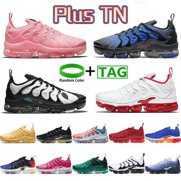 

2022 plus tn running shoes bubblegum yolk men women sports trainers triple red black white teal ice blue fresh atlanta cherry designer