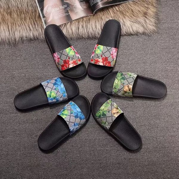 

classical designer men slides women sandals shoes slippers pearl snake print slide 2022 fashion summer wide flat lady sandal slipper dust ba, Black