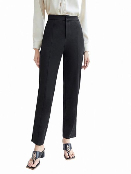 

women's pants & capris motf premium viscose split pants g6la#, Black;white