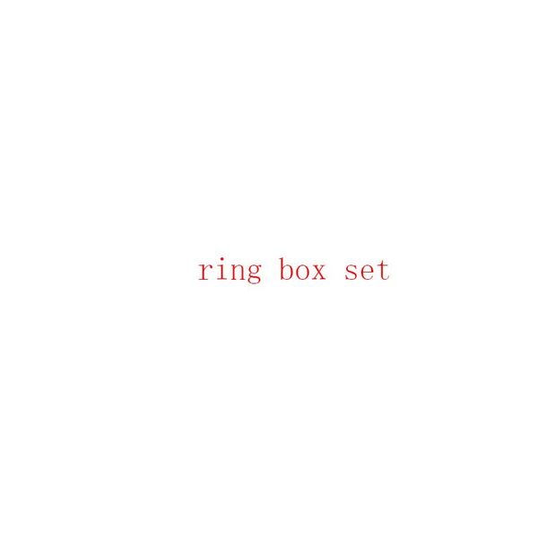 

will not ship separately new arrive jewelry boxes highest quality original bracelet ring necklace box set bag, Black;white