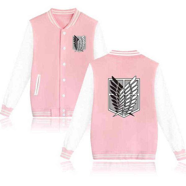 

hoodies hoodie japan anime attack on titan college baseball jackets moletom masculino shingeki no kyojin legion fleece men sweatshirts, Black