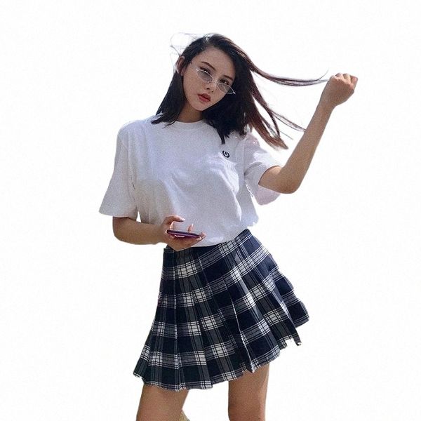 

skirts skirts 2022 high waist ladies pleated skirt quality j7uc#, Black