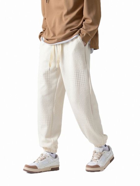 

men's pants men drawstring waist sweatpants 2022 new m5hj#, Black